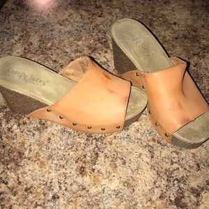 Brand new wedge sandal! Bamboo comfy soles!